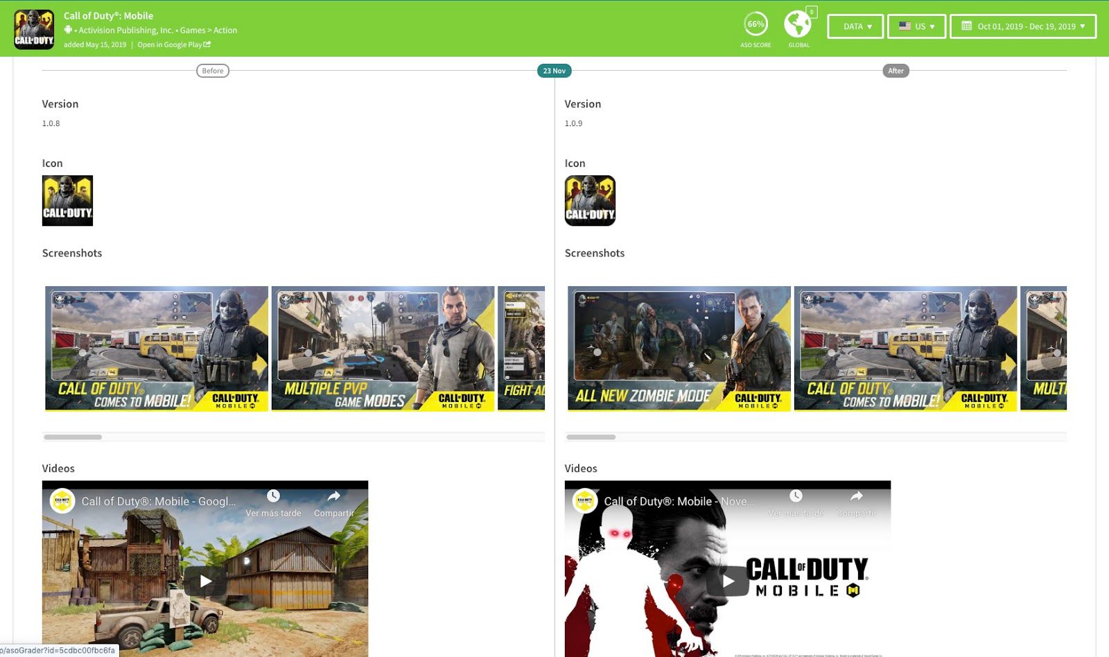 Call of Duty®: Mobile for Google Play Timeline updates feature - TheTool