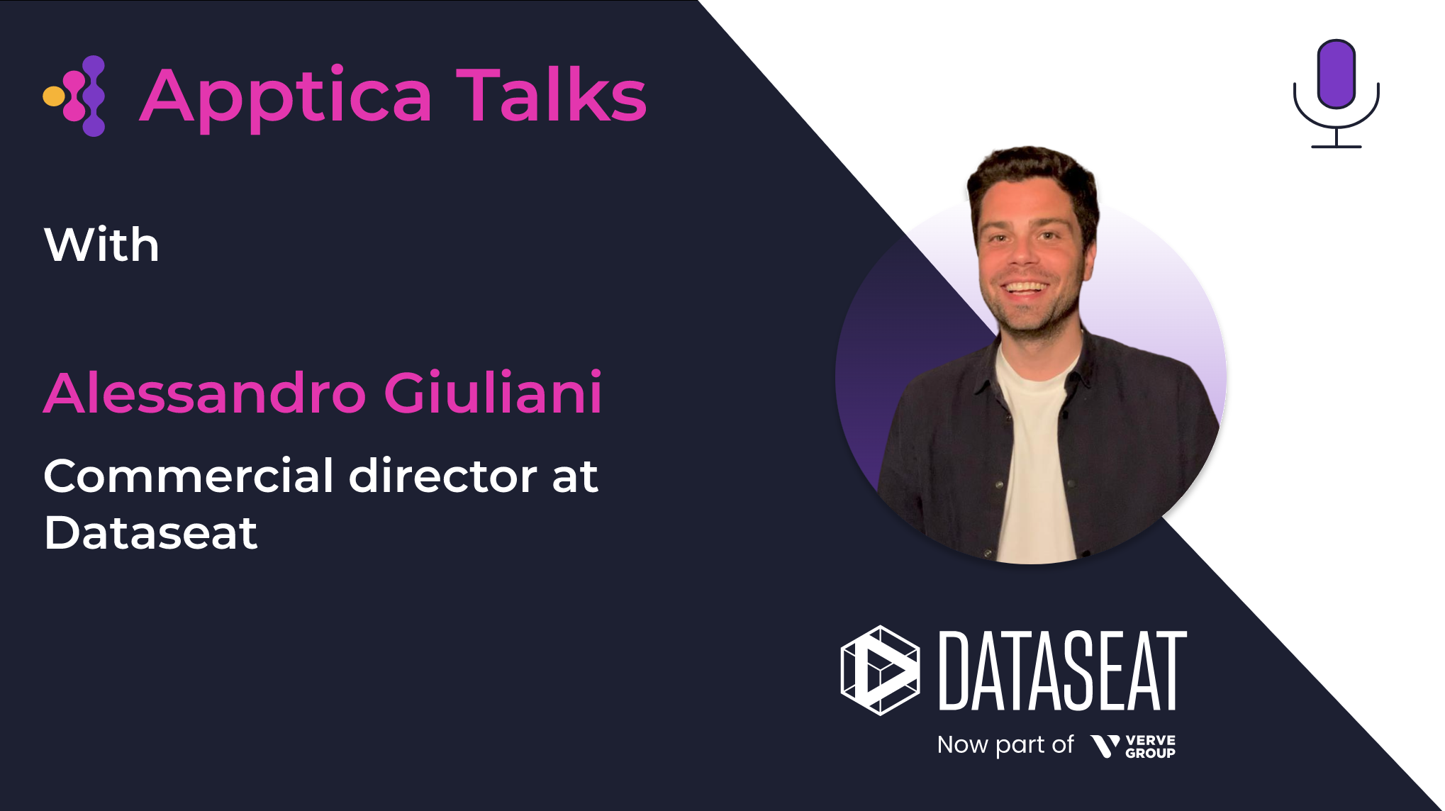 Apptica Talks. Episode #6. UA from in-house DSP perspective with Alessandro Giuliani from Dataseat