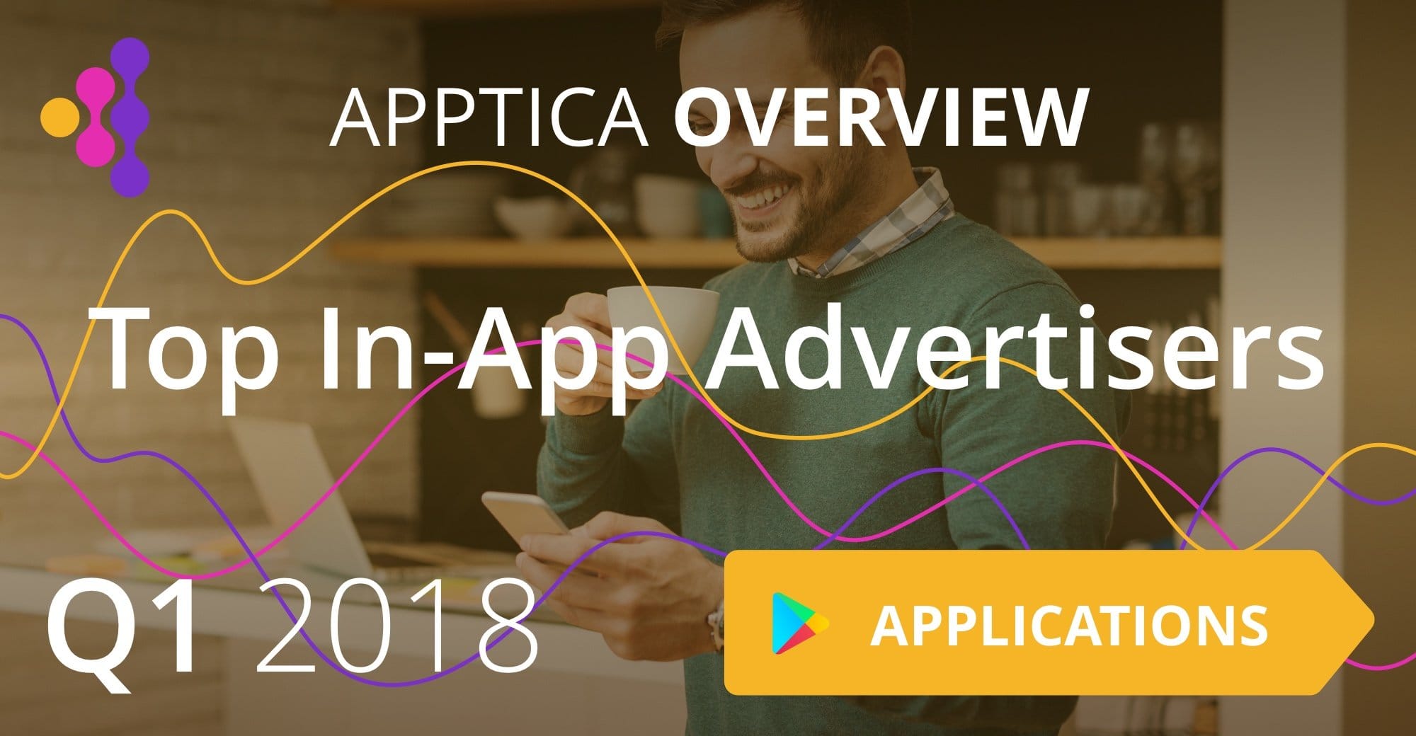 Top In-App Advertisers of Q1 2018, Android, Application Category. Apptica Overview.