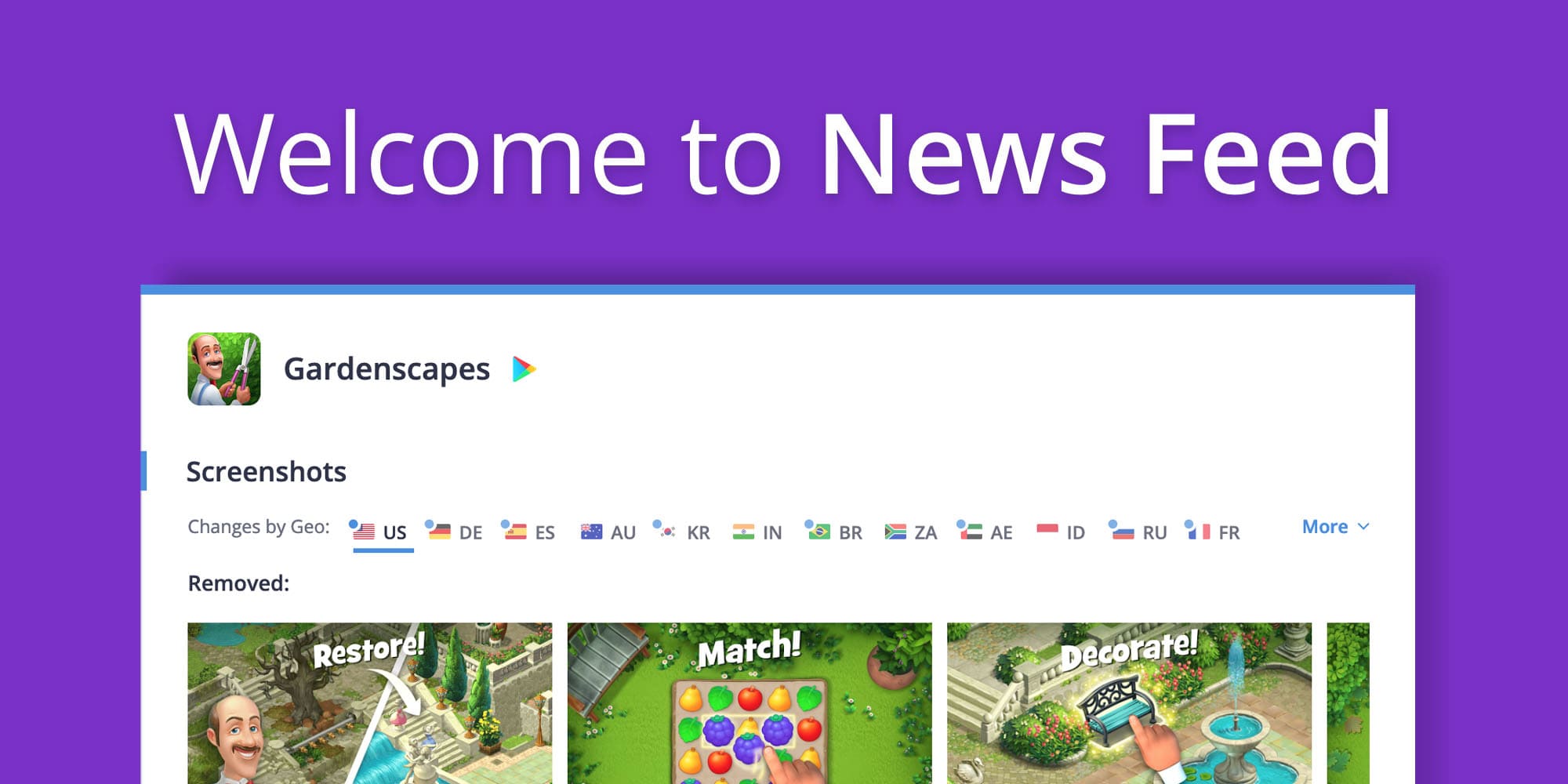 Introducing News Feed: we keep you in the loop!