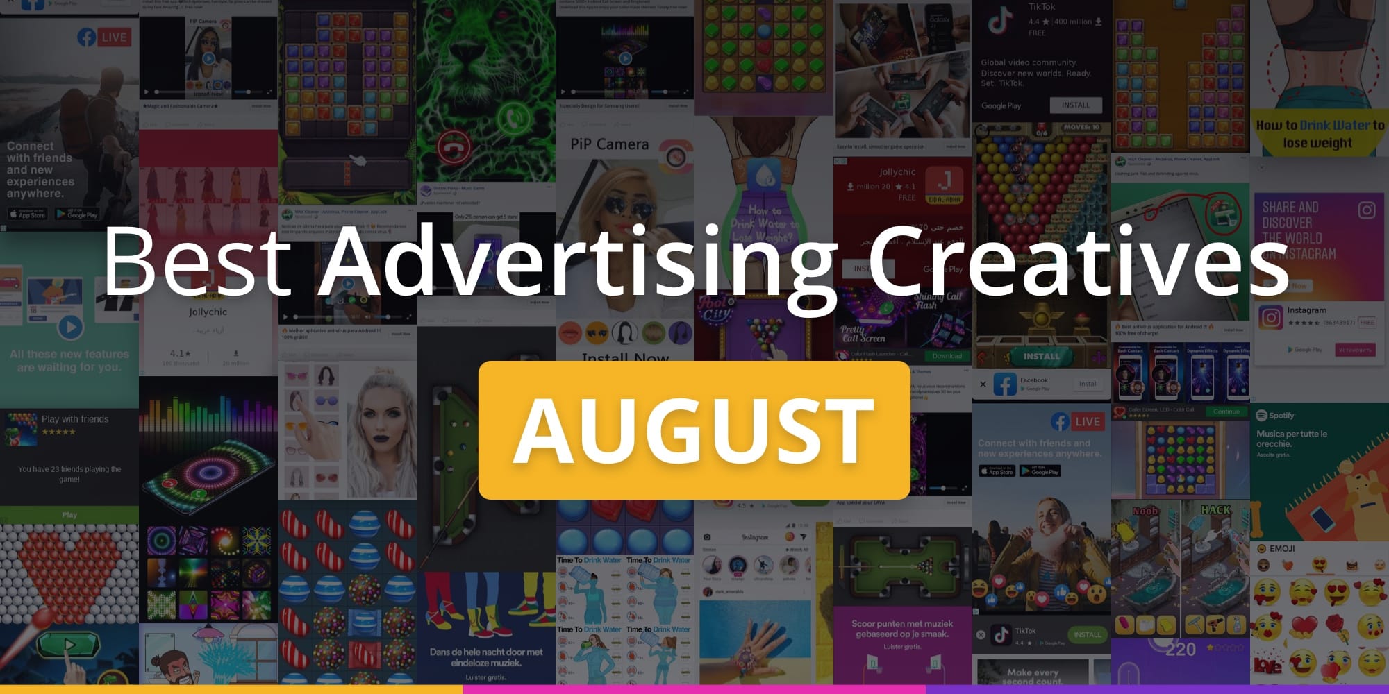 Best advertising creatives of August