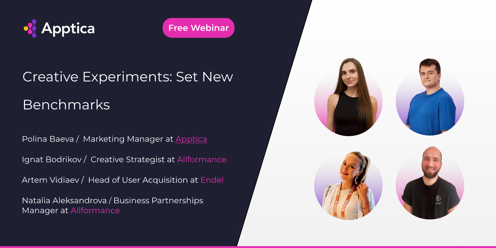 Webinar: Creative Experiments: Set New Benchmarks