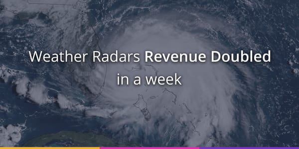 Weather Radars Revenue Doubled in the US Along of Hurricane Dorian