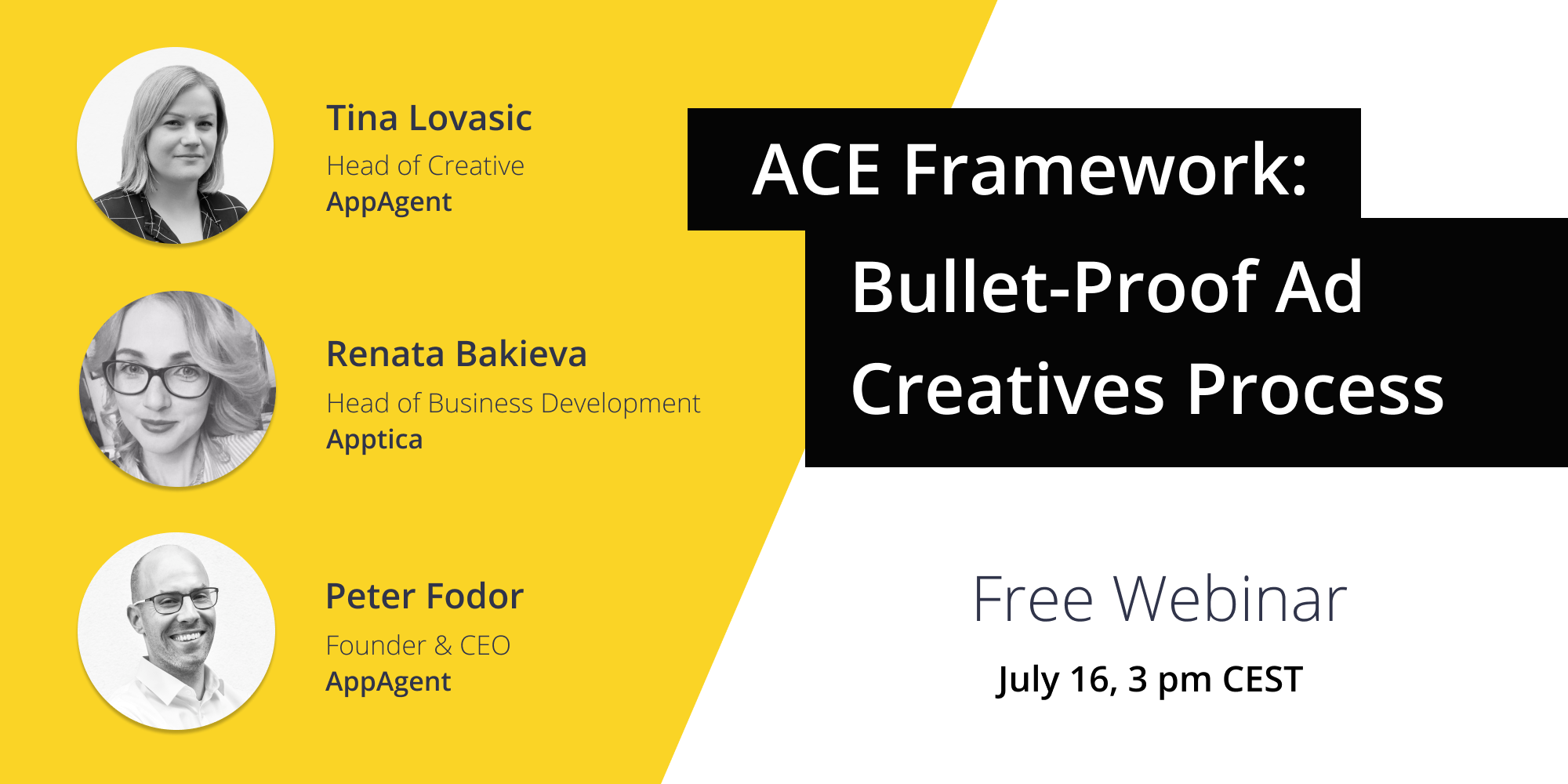 ACE Framework: Bullet-Proof Ad Creatives Process